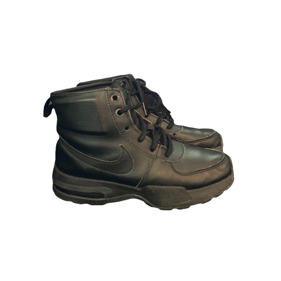 Nike Kids Air Max Goaterra Leather Outdoor Boots Dc9515-001 Size 5.5Y - Picture 3 of 9